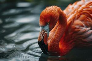 James's Flamingo in the natural habitat photo