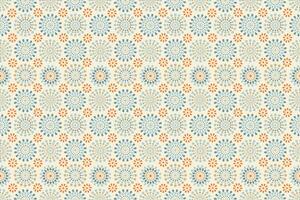 Geometric circles shape seamless repeat pattern vector