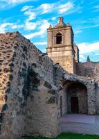 USA, TEXAS - NOVEMBER 25, 2011 tourist attraction, architecture, ancient building and church ruins in Mission San Jose, San Antonio, Texas photo