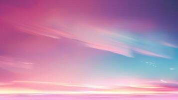 A stunning abstract background with a mix of soft pastel hues that create a tranquil and dreamy skylike atmosphere photo