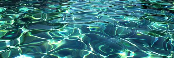 An absolutely mesmerizing view of sunlight beautifully dancing on the surface of tranquil and peaceful water photo