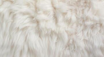 This fluffy white fur texture is perfect for creating warm, cozy, and stylish designs in any space or setting photo