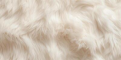 A luxurious and soft white fur texture that is perfect for creating stunning backgrounds in design and media projects photo