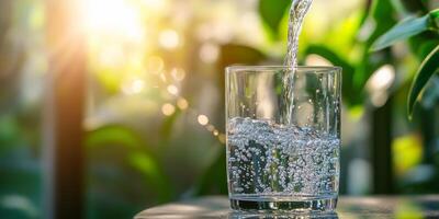 Experience the refreshing taste of pure, clean drinking water with our innovative filtration systems, which ensure safety, quality, and overall wellness for your health and hydration needs photo