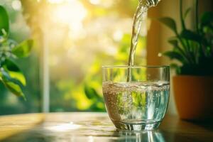 Experience the unparalleled purity and exceptional cleanliness of clean, safe drinking water with advanced filtration technologies, ensuring hydration and freshness with every nourishing sip you take photo