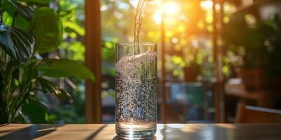 Enjoy pure, safe drinking water that has been enhanced through advanced filtration systems, designed specifically to promote optimal health and taste for every sip you take. Stay hydrated photo