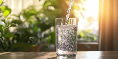 Experience the pure and refreshing goodness of drinking water made possible by our advanced filtration system, which guarantees safety and exceptional quality in every sip you take photo