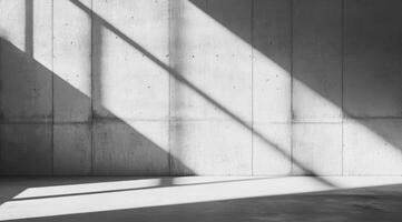 This is a beautifully crafted minimalist concrete backdrop that showcases dynamic interplay between light and shadow, making it the ideal choice for stylish product presentations and exhibits photo