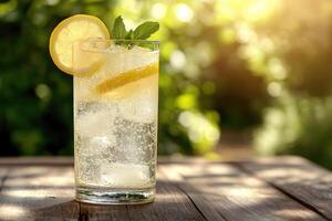 Refreshing Lemonade on a Sunny Day photo