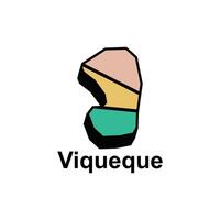 map of Viqueque, High detailed illustration Design Template, suitable for your company vector