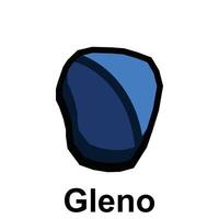 Gleno map. map of the Timor Leste. Borders of for your infographic. design template vector