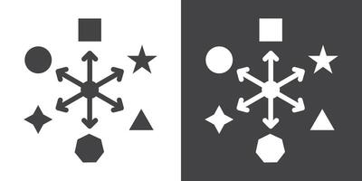 Variety icon Thin line illustration set vector