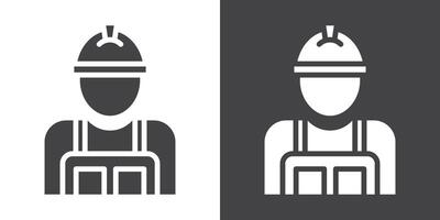 Labour icon Thin line illustration set vector