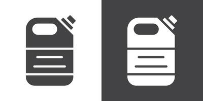 liquid detergent icon Thin line illustration set vector