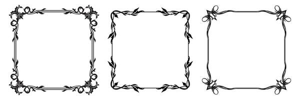 Elegant Hand Drawn Floral Frames Beautiful Borders for Books and Digital Art vector