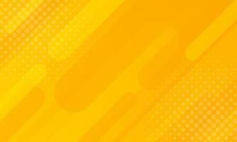 Bright orange-yellow gradient abstract dynamic background with halftone. Modern wallpapers. Fresh template banner for sales background, business, ads, events, web and pages vector