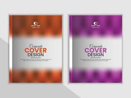 Brochure cover design layout for business. modern cover design. vector