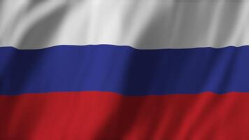 Russia flag with three white, blue and red stripes, fluttering in wind, patriotic concept. Russian Federation national flag waving, used for propaganda reasons, 3D rendering photo