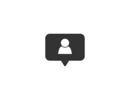 Follower button icon on white background. illustration. vector