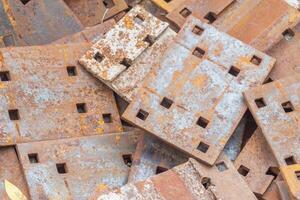 Rusty Metal Background Image is metal that has been corroded by moisture to the surface causing iron rust to form on the surface of the object. Rough patterns and surfaces are caused by corrosive rust photo