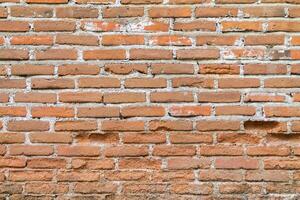 Brick wall background is a wall made of clay bricks, giving the structure strength and cement line between bricks that looks beautiful. It is popular to build a wall of ancient monuments.copy space, photo