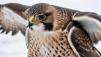 close-up of elegant falcon bird photo
