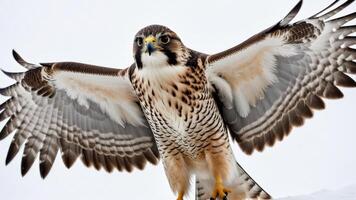 close-up of elegant falcon bird photo