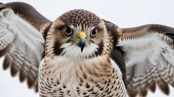 close-up of elegant falcon bird photo
