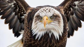 close-up of elegant eagle bird photo