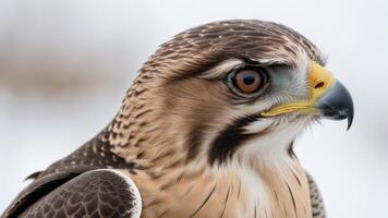close-up of elegant falcon bird photo