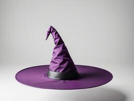 witch hat isolated on white background. photo