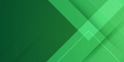 Colorful papercut abstract 3D background with gradient green square pattern combination bright color on background vector