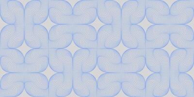 Abstract line pattern background. Futuristic blue wireframe pattern on a gray background with geometric outline shapes. Brutalist background for banner, landing, website, poster, cover, and brochure. vector