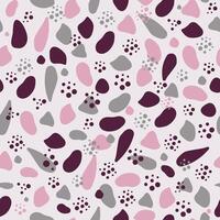 Geometric seamless abstract pattern. Shapes, colored paint spots, blots, ink. Background, texture. vector