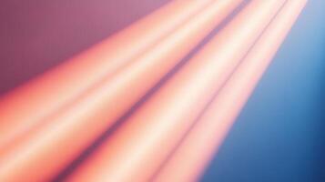 Abstract Light Beams in Gradient Colors of Pink and Blue Creating a Modern and Futuristic Background photo