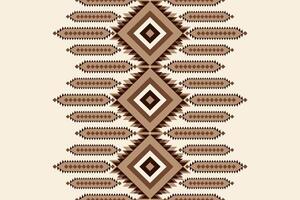 Bohemian geometric ethnic pattern vector