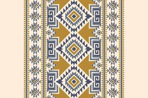 Navajo pattern on white background.geometric ethnic pattern vector