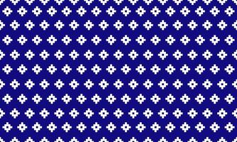a detailed pattern composed of square designs,squrae shape pattern white color on blue background vector