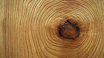 Close-up of Wood Grain with Knot photo