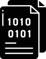 file solid glyph illustration vector