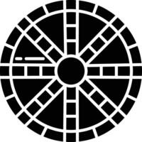 Trivial solid glyph illustration vector