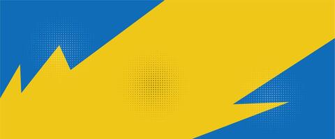 yellow blue abstract background with abstract shapes. great for banner, poster, presentation, cover. vector