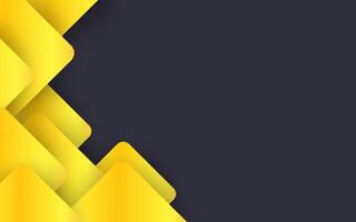 Geometric background with gold color vector