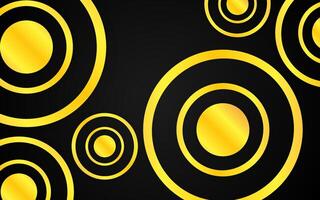 Abstract background with gold vector