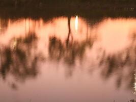 Sunset Sky Reflection photo