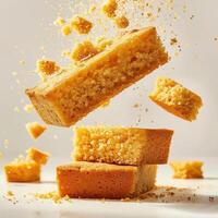 A visual metaphor for the process of breaking down complex structures into smaller, photo