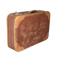 old suitcase isolated 3d renderng png