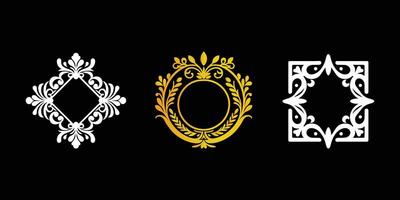 frame and border set vector