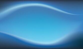 Dynamic abstract blue wave background vector