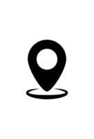 simple location icon for delivery vector